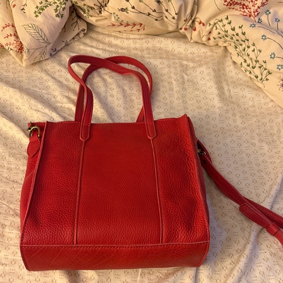 Portland Leather Goods. Large zipper Lola Crossbody in Sugar. C-Grade. NWT - Picture 4 of 5